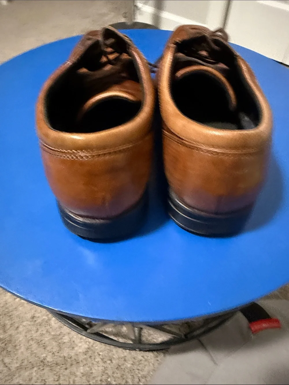 Rockport Men's Leather Lace-Up Dress Oxfords - Cognac Brown